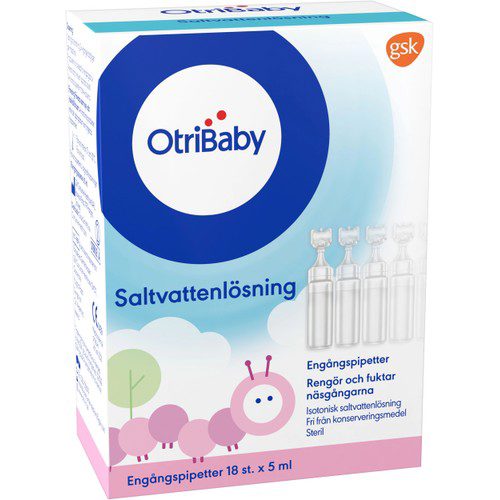 Engångspipetter med saltvattenlösning 18-p OtriBaby