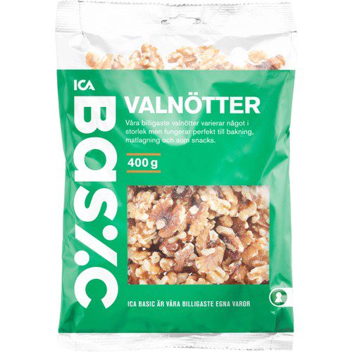 Valnötter 400g ICA Basic