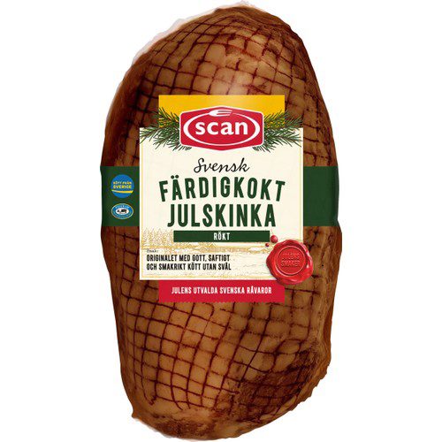 Julskinka Färsk Rökt Färdigkokt ca 2,7kg Scan