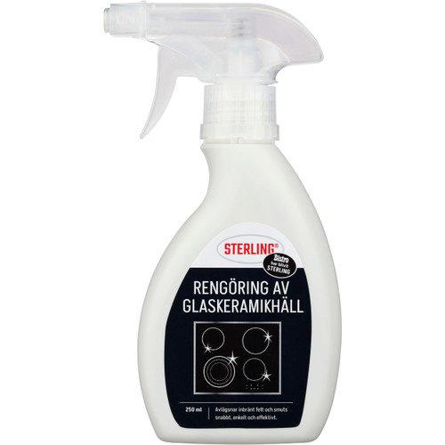 Rengöring av glaskeramikhäll 250ml Sterling