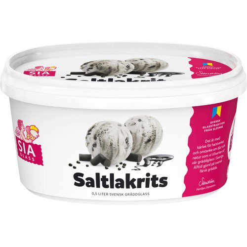 SALTLAKRIS GRÄDDGLASS 0.5 L