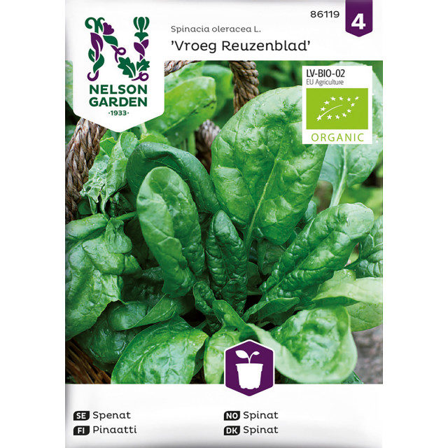 Spenat, Organic Nelson Garden
