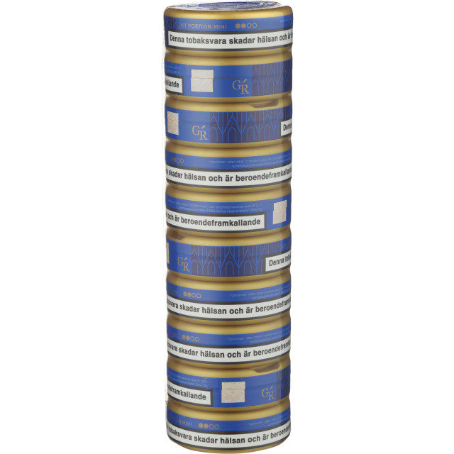 Göteborgs rapé Mini white 10-pack