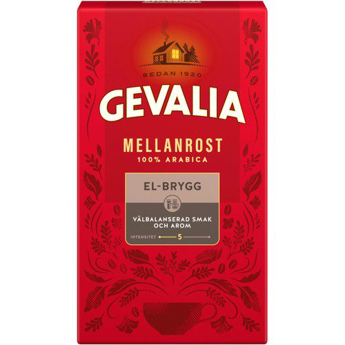 Kaffe El-brygg Mellanrost 450g Gevalia