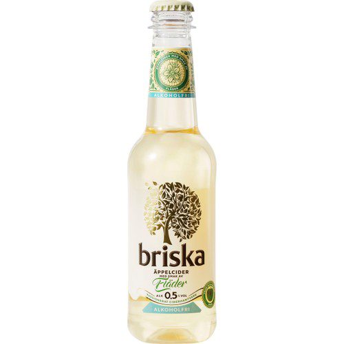 Cider Alkoholfri 0.5% Fläder 33cl Briska