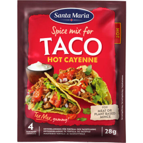 TACO KRYDDMIX HOT CAYENNE