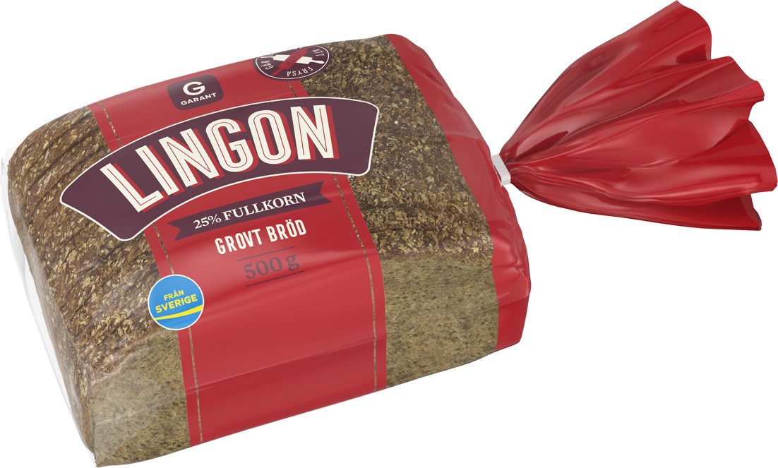 Lingon Grovt Bröd Saftig Smak av Bär