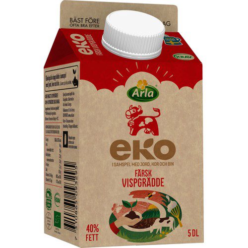 Vispgrädde 40% 5dl KRAV Arla Ko