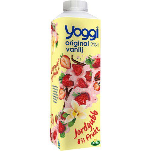 YOGHURT JORDGUBB/VANILJ