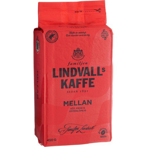 Bryggkaffe Mellanrost 450g Lindvalls