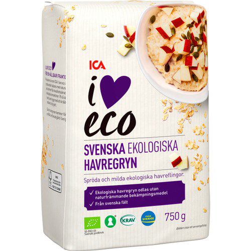 Havregryn 750g KRAV ICA I love eco