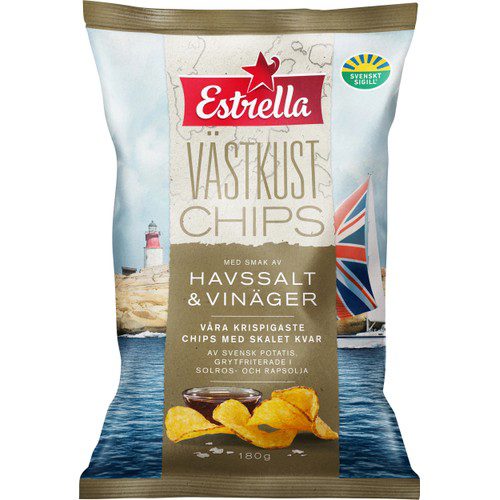 VÄSTKUSTCHIPS VINÄGER & SALT