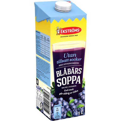 BLÅBÄRSSOPPA UTAN SOCKER