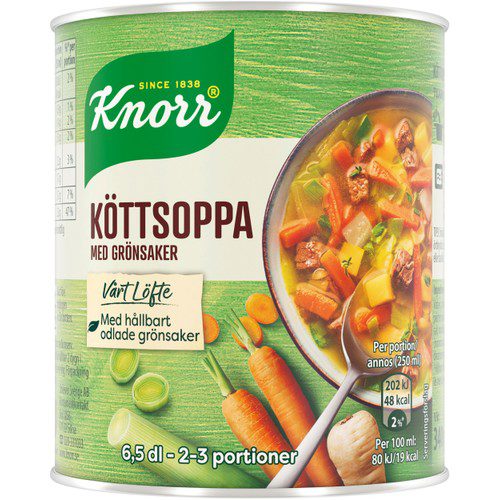KÖTTSOPPA MED GRÖNSAKER