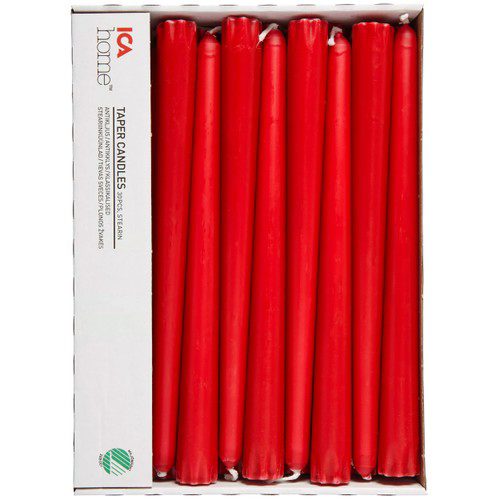 Antikljus Röd 24cm 30-p ICA Home