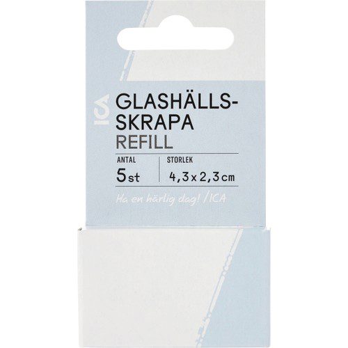 Glashällsskrapa Refillblad 5-p ICA Home