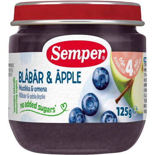 BLÅBÄR/ÄPPLE 4 MÅN