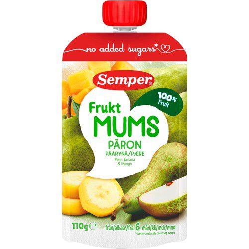 FRUKTMUMS PÄRON 6 MÅN