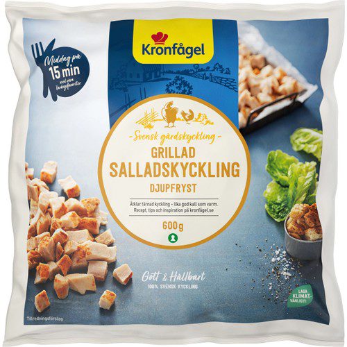 Grillad salladskyckling Fryst 600g Kronfågel