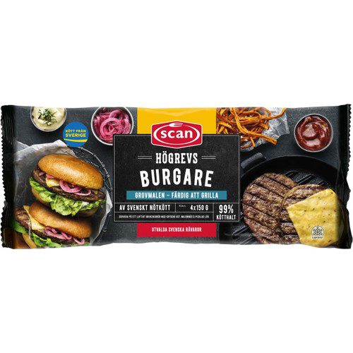 HAMBURGARE HÖGREV FRYST - SCAN