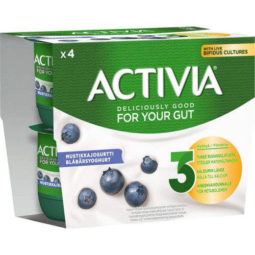 YOGHURT BLÅBÄR ACTIVIA 4-PACK
