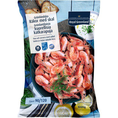 Räkor Med Skal 90/120 Msc