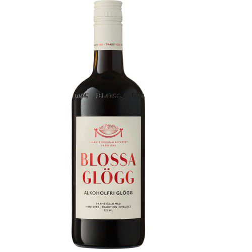 Röd Alkoholfri Lättglögg 75cl Blossa