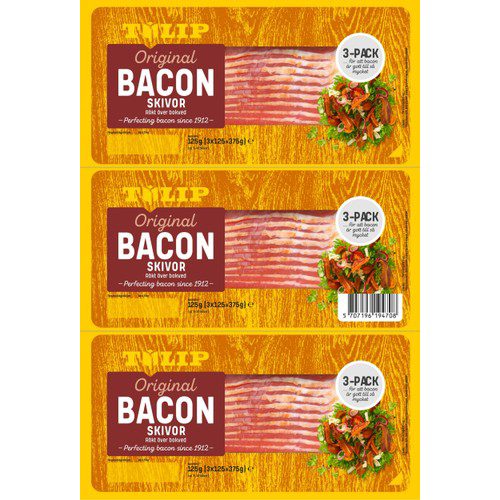 Bacon 3-p 375g Tulip