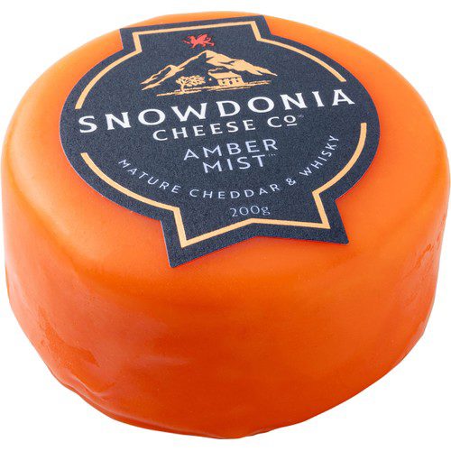 Amber Mist Cheddar med Whisky 200g Snowdonia Cheese Company
