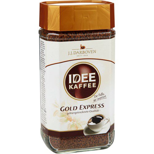 Gold express Snabbkaffe Glas 200g Idee Kaffee