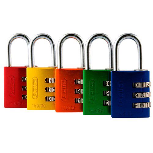 Hänglås Kombination i Blandade färger Abus