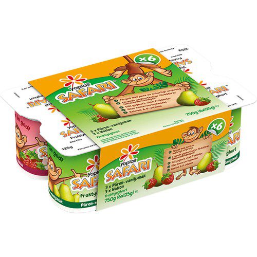 Yoghurt Safari Äventyr 6X125g Yoplait