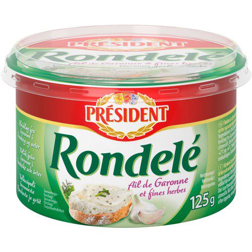 Rondele Vitlök/Örter 125g President
