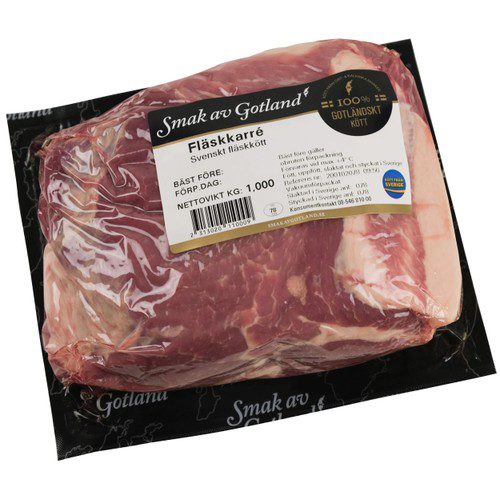 Fläskkarré Benfri i Bit ca 800g Smak av Gotland