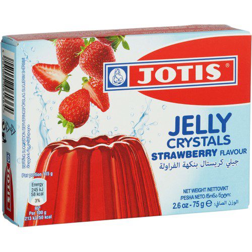 JELLY CRYSTALS STRAWBERRY FLAVOUR 