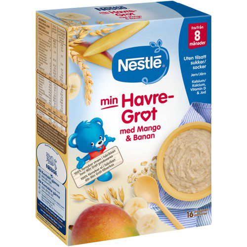 Min Frukt Äpple/Blåbär/Banan 6M 90g Nestlé