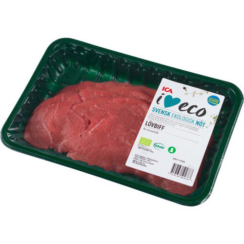 Lövbiff Innanlår ca 375g KRAV ICA I love eco
