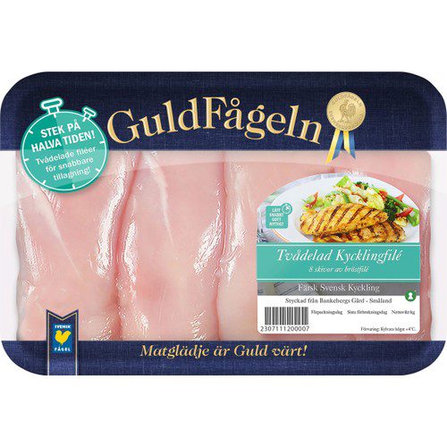 KYCKLINGFILE TVÅDELAD