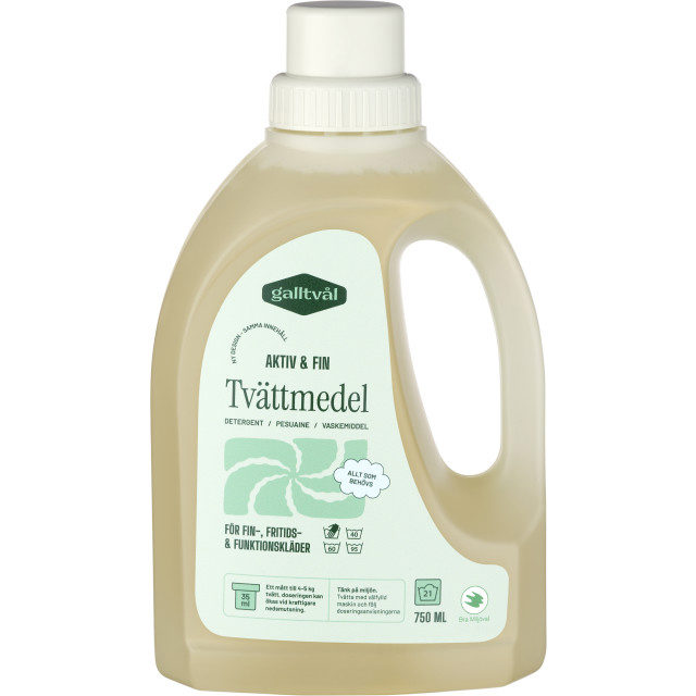 Flytande Tvättmedel Aktiv EKO 750ml Galltvål