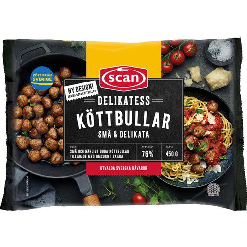 Köttbullar Delikatess Frysta
