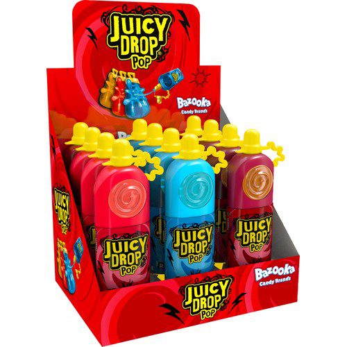 Juicy drop pop Blandade smaker 26g Bazooka