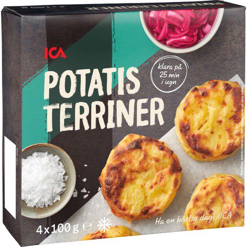 Potatisterriner Fryst 4-p 400g ICA