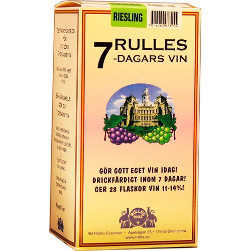 Vin 7-dagars Riesling Vitt 1l Rulles