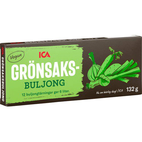 Grönsaksbuljong Tärning 12-p 132g ICA