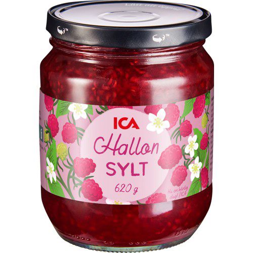 Hallonsylt 620g ICA