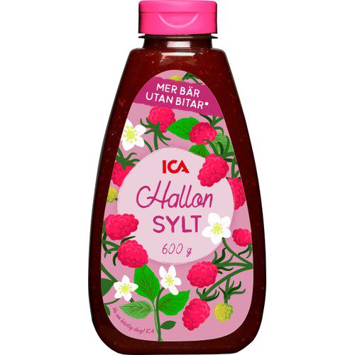 Hallonsylt Klämflaska 600g ICA