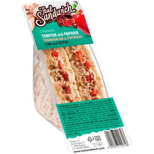 Sandwich Tonfisk & paprika 140g PaneAmore