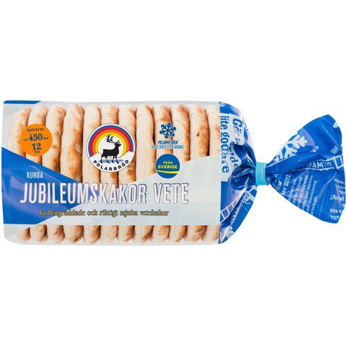 Bröd Jubileumskakor 450g Mjölkfri Polarbröd