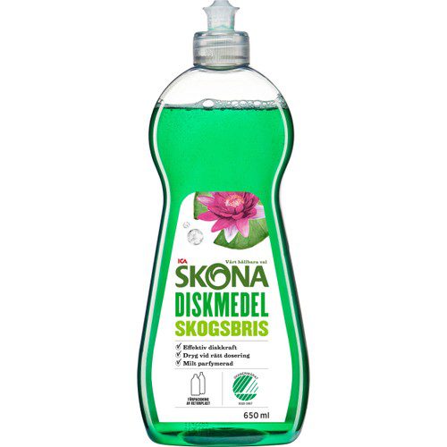 Handdiskmedel Skogsbris 650ml Miljömärkt ICA Skona