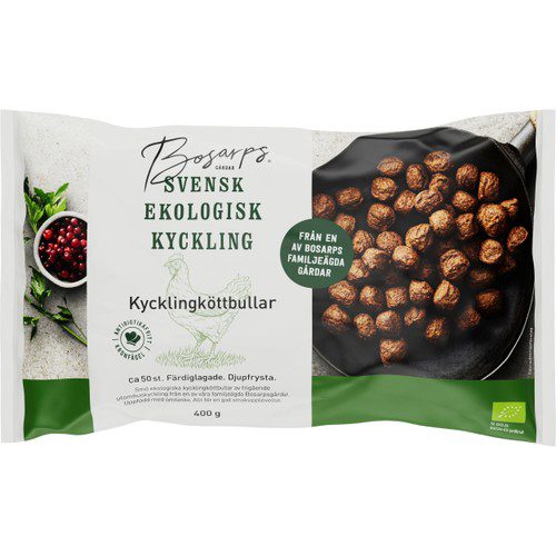 Ekologiska Kycklingköttbullar 400g Kronfågel